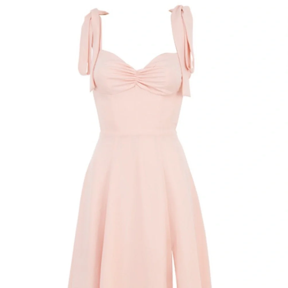 House of CB ALICIA BLUSH PINK MIDI SUNDRESS - Picture 2 of 2